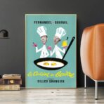 affiche la cuisine au beurre