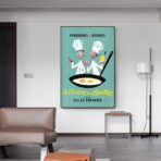 affiche la cuisine au beurre