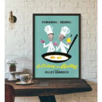 affiche la cuisine au beurre
