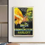 affiche la fiancée de Frankenstein