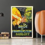affiche la fiancée de Frankenstein