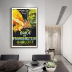 affiche la fiancée de Frankenstein