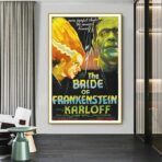 affiche la fiancée de Frankenstein