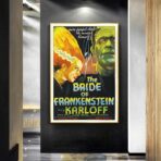 affiche la fiancée de Frankenstein
