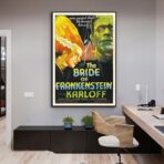 affiche la fiancée de Frankenstein