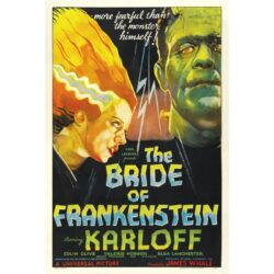 affiche la fiancée de Frankenstein