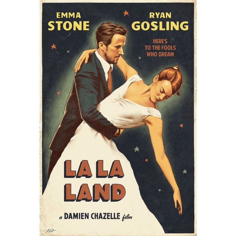 affiche-la-la-land-vintage_2527de24-322d-4e72-9ca0-d3832a198089 affiche La La Land vintage