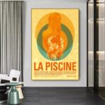 affiche la piscine delon
