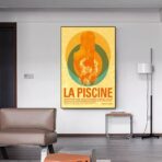 affiche la piscine delon