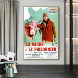 affiche la vache et le prisonnier