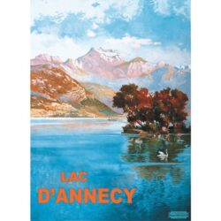 affiche lac d'annecy