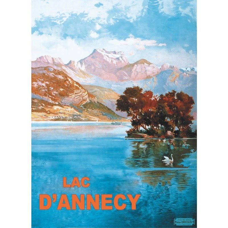 affiche-lac-dannecy affiche lac d'annecy