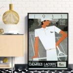 affiche lacoste vintage