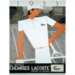 affiche lacoste vintage