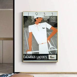 affiche lacoste vintage