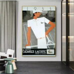 affiche lacoste vintage