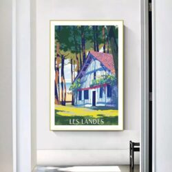 affiche landes vintage