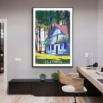 affiche landes vintage