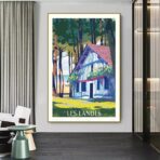 affiche landes vintage