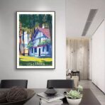 affiche landes vintage