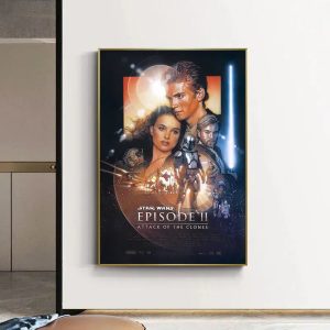 affiche l'attaque des clones