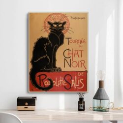 affiche le chat noir