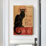 affiche le chat noir