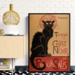 affiche le chat noir
