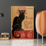 affiche le chat noir