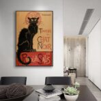affiche le chat noir
