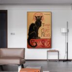 affiche le chat noir