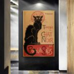affiche le chat noir