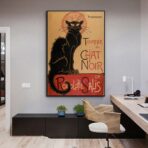 affiche le chat noir