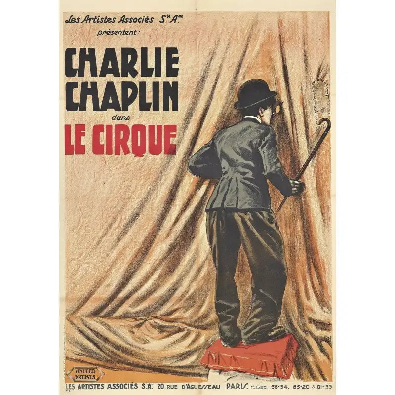 affiche-le-cirque-charlie-chaplin affiche le cirque charlie chaplin