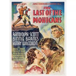 affiche le dernier des mohicans