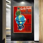 affiche le dictateur chaplin