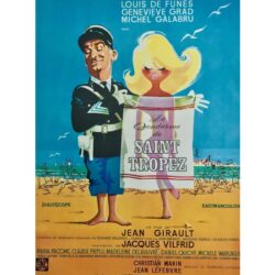 affiche le gendarme de saint-tropez