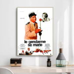 affiche le gendarme se marie