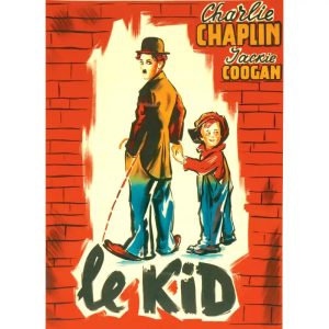 affiche le kid charlie chaplin