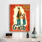 affiche le kid charlie chaplin