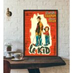 affiche le kid charlie chaplin
