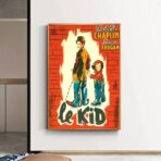 affiche le kid charlie chaplin