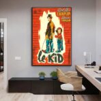 affiche le kid charlie chaplin