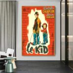 affiche le kid charlie chaplin