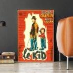 affiche le kid charlie chaplin