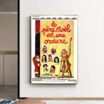 affiche le pere noel est une ordure
