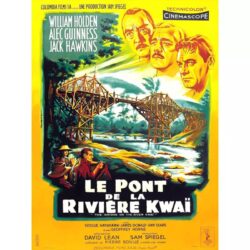 affiche le pont de la rivière khaï