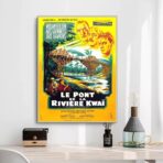 affiche le pont de la rivière khaï