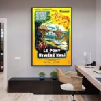 affiche le pont de la rivière khaï