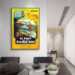 affiche le pont de la rivière khaï